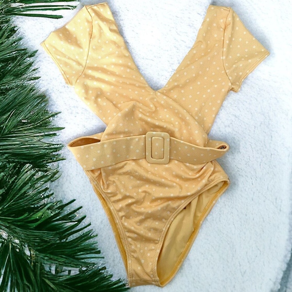 Billabong x Salty Blonde Sundipped One Piece Belted Swimsuit - Picture 14 of 15